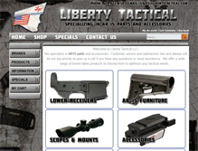 Tablet Screenshot of libertytactical.com